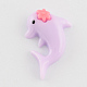 Scrapbook Embellishments Flatback Cute Dolphin Plastic Resin Cabochons CRES-Q130-01-1