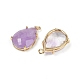 Граненые подвески из натурального аметиста G-K347-05G-07-2