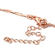 Изготовление ожерелья-цепочки из латунных звеньев с застежкой KK-L209-034A-RG-3