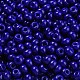 Perles de rocaille en verre imitation jade&nbsp;SEED-Z001-A-B14-3