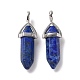 Pendentifs en lapis lazuli naturel G-K329-30P-2