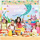Polyester hängende Banner Kindergeburtstag AJEW-WH0190-032-5