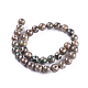 Brins de perles dzi à 3 œil de style tibétain X-G-I004-10mm-05-3