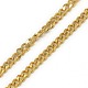 Trendy Men's 201 Stainless Steel Curb Chain Necklaces X-NJEW-L043A-42G-2