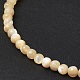 Fili di perle di conchiglia trochid naturale / trochus SSHEL-S266-023B-07-4