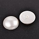 Cuentas de perlas de concha medio perforadas BSHE-N003-10mm-HC301-1