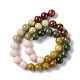 Natürliche Jade Perlen Stränge G-I334-07C-2