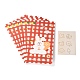 Rectangle avec des sacs de bonbons en papier motif lapin CARB-G007-03B-2