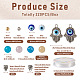 Fashewelry bricolage kit de fabrication de bracelet mauvais œil DIY-FW0001-33-4