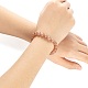 Bracelet extensible de perles rondes en pierre de soleil naturelle pour hommes femmes BJEW-LS0001-07A-3