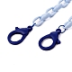Персонализированные ожерелья-цепочки из акрила NJEW-JN02898-01-2