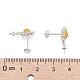 925 Sterling Silver Stud Earring Findings STER-F024-16-4
