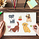GLOBLELAND Cute Dogs Stamps Golden Retriever Corgi Schnauzer Silicone Clear Stamp Seals for Cards Making DIY Scrapbooking Photo Journal Album Decoration DIY-WH0167-56-648-4