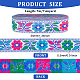 Stickerei-Polyesterbänder im ethnischen Stil OCOR-WH0077-29B-2