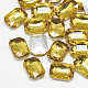 Cabujones de cristal con rhinestone RGLA-T079-13x18mm-22-1