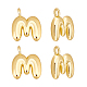4шт латунные подвески KK-PH0010-49B-7