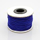 Elastic Round Jewelry Beading Cords Nylon Threads NWIR-L003-B-19-2