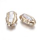 Perlas naturales perlas keshi perlas barrocas PEAR-F010-10G-2