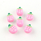 Handmade Strawberry Polymer Clay Beads CLAY-R060-51-1