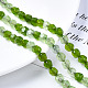Chapelets de perles de jade blanche naturelle G-N326-96-4