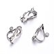 304 Stainless Steel Clip-on Earring Findings X-STAS-O110-21P-1