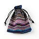 Panno stile borse sacchetti di imballaggio coulisse etnici ABAG-R006-10x14-01D-3