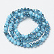 Chapelets de perles en verre opaque de couleur unie EGLA-A034-P8mm-I13-2