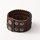 Leather Bracelets BJEW-J110-01-3