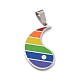 Collana di orgoglio arcobaleno STAS-M292-02P-3