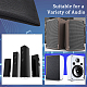 OLYCRAFT 55x39 Black Speaker Grill Cloth Speaker Fabric Cloth Stereo Grill Mesh Dustproof Polyester Speaker Grill Cloth Replacement for Speaker Repair KTV Boxes AJEW-OC0003-23-6