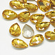 Cabujones de cristal con rhinestone RGLA-T081-13x18mm-22-1
