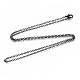 Elektrophorese Messing Kabelketten Halskette Herstellung MAK-N029-01-2