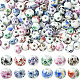 120шт 12 цвета фарфоровые бусины ручной работы PORC-SC0001-19-1