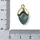 Естественный зеленый авантюрин подвески G-U019-03A-09-3