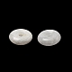 Donut-/Scheiben-Anhänger aus natürlichem weißem Mondstein G-L620-D08-2