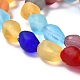 Chapelets de perles vernissées manuelles LAMP-I022-28D-3