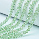 Electroplate Glass Beads Strands EGLA-A034-T1mm-B17-1
