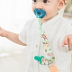80pcs 20 couleurs pince porte-sucette en plastique écologique pour bébé KY-PH0007-03-8