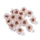 Rubberized Style Transparent Acrylic Beads OACR-C001-10-2