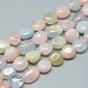 Natural Morganite Beads Strands G-S264-03-1