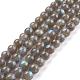 Grade AA Natural Gemstone Labradorite Round Beads Strands G-E251-33-8mm-4