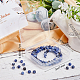 Beebeecraft 120~124Pcs 6mm Natural Blue-Vein Stone Beads Sodalite Round Loose Gemstone Energy Beads for Bracelet Necklace Earring Jewelry Making G-BBC0001-02A-7