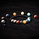 232Pcs 10 Style Natural & Synthetic Gemstone Round Beads G-LS0002-17-7