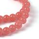 Imitation Jade Glass Beads Strands DGLA-S076-6mm-07-2