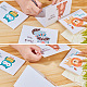 Ensembles de cartes de remerciement avec enveloppe craspire et motif animalier DIY-CP0001-67-6
