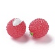 Colgantes de frutas de resina opaca RESI-H144-06-3