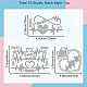 バレンタインデー炭素鋼切断ダイステンシル  DIYスクラップブッキング用  フォトアルバム  装飾的なエンボス紙カード  ステンレス鋼色  ハート  70~94x91~141x0.8mm  3個/セット DIY-WH0309-1567-6