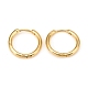 Brass Huggie Hoop Earrings KK-D160-55G-1