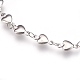 304 Stainless Steel Link Bracelets BJEW-G596-06P-A-2