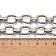 Ожерелья из витой овальной цепи из нержавеющей стали 304 NJEW-R023-13P-5